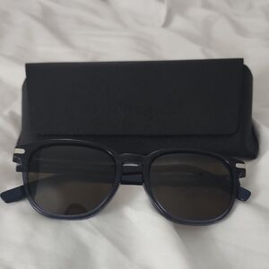 Salvatore Ferragamo Black Sunglasses with Case